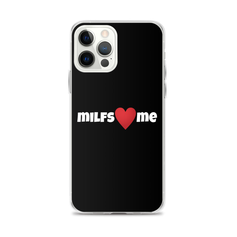 Funny milfs heart me iphone case